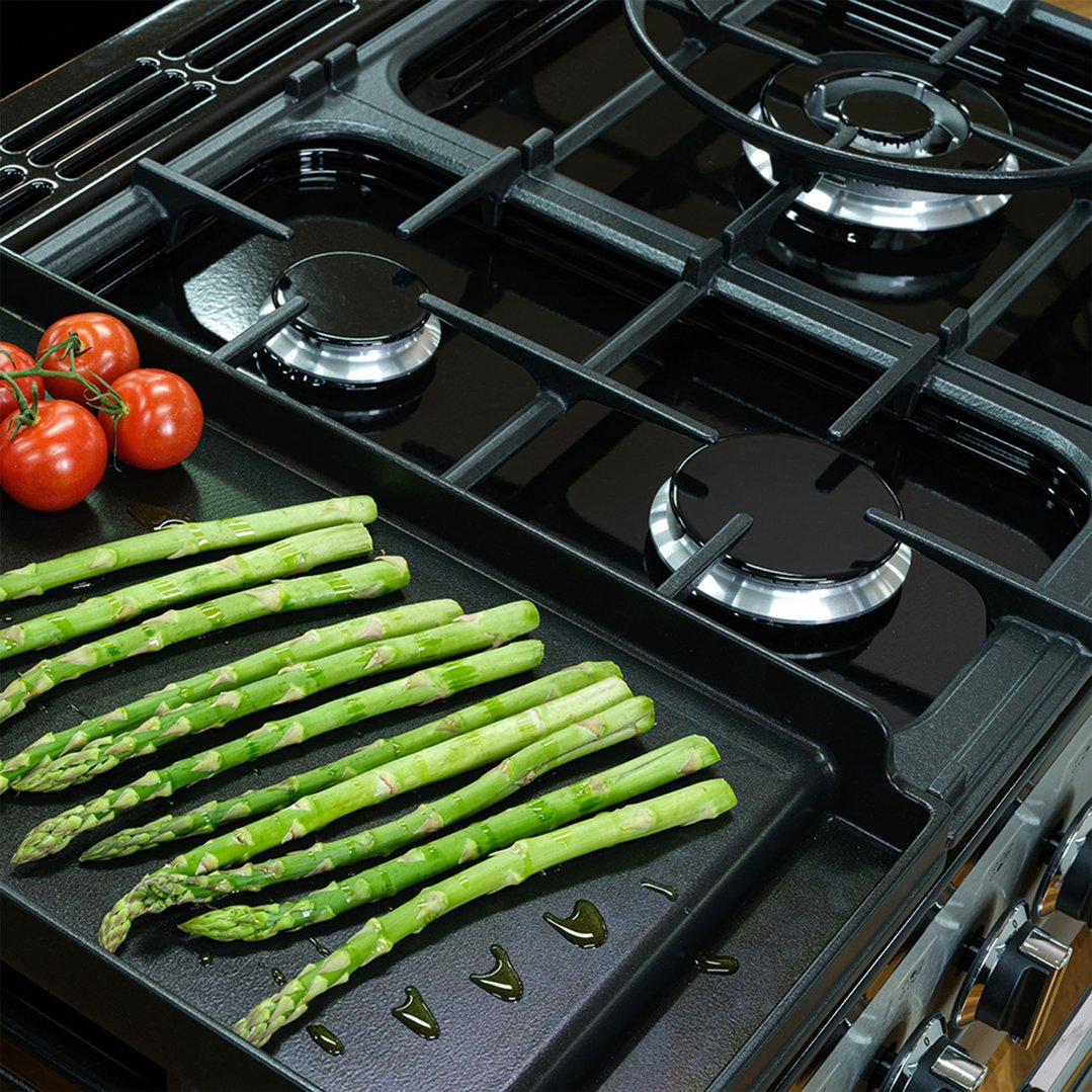 Falcon Classic FX 90cm Dual Fuel Range Cooker Mineral Green/Chrome CLA90FXDFMG/CH
