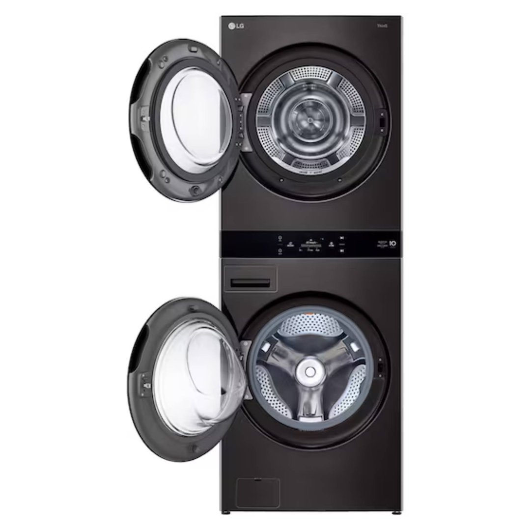 LG AI WashTower™ 19/10kg All-In-One Stacked Washer Dryer - Black WWT-1910BX