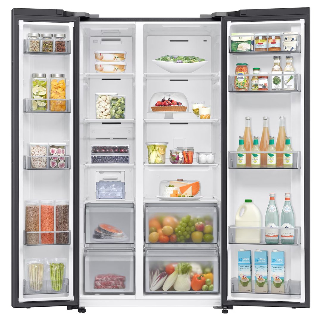 Samsung 655L Side-by-Side Refrigerator Space Max - Black SRS6100B