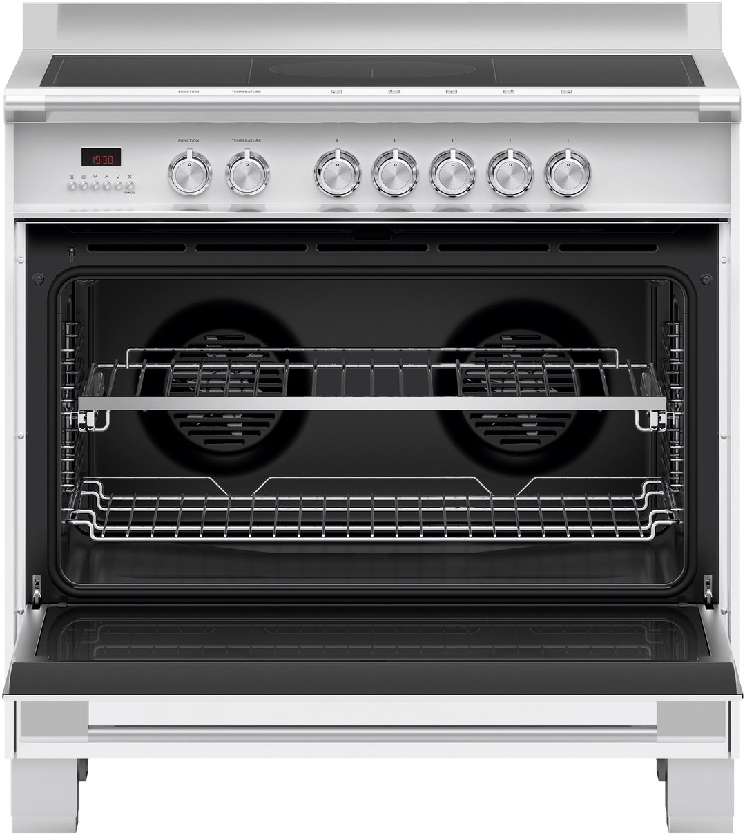 Fisher & Paykel 90cm Series 7 Classic 5 Zone Induction Cooker, 2 SmartZones OR90SCI4W1