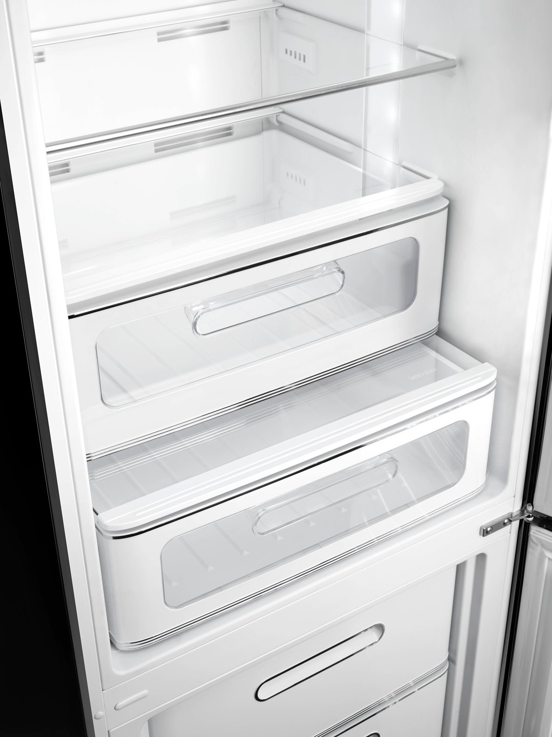 Smeg FAB 32 50’S Style Retro Refrigerator, Right Hand - Black FAB32RBL5AU
