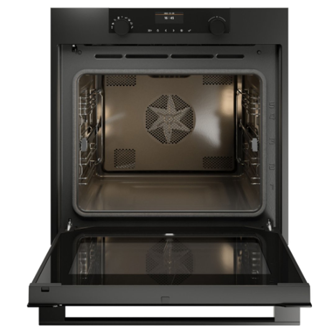 Asko 60cm Pyrolytic Craft BuiltIn Oven Graphite Black OP8664A1