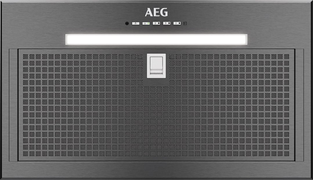 AEG 52cm Integrated Rangehood in Dark Stainless Steel DGE7670HB