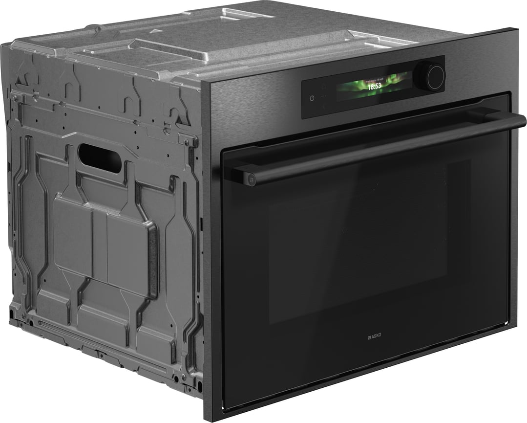 ASKO Craft Frame 45cm Combi Microwave Oven - Black Steel OCM64BSH-AU