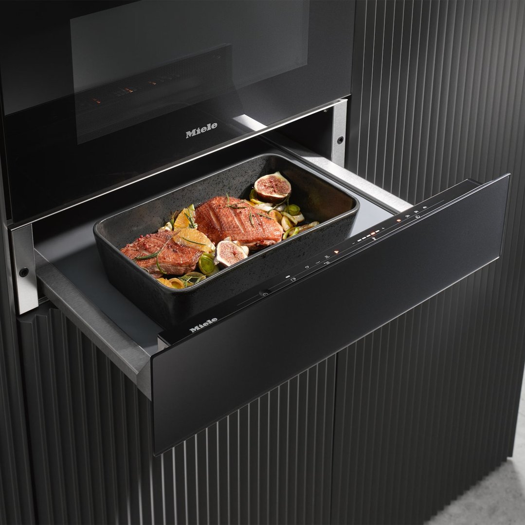 Miele Gourmet Warming Drawer Obsidian Black ESW7010OBSW
