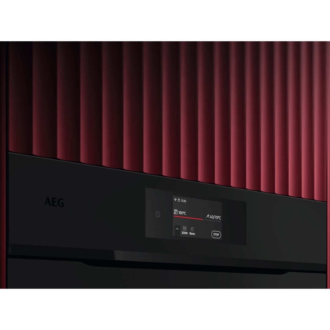 AEG 45cm COMBIQUICK® Matte Black Microwave Oven NKK8A701T