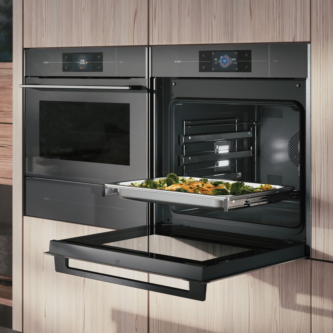 Asko Elements 60cm Combi Steam Oven - Pearl Grey OCS8678GG