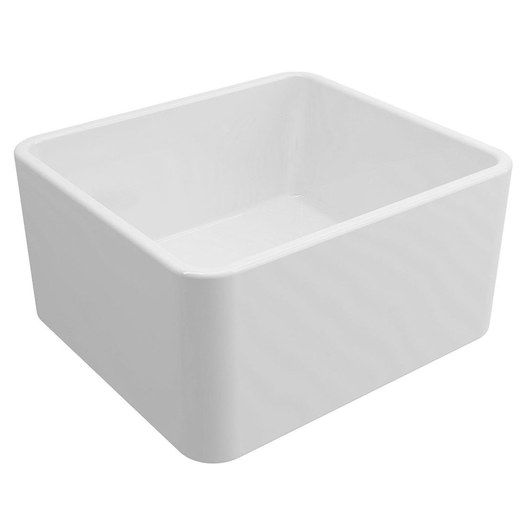 Turner Hastings Novi 50x46 Fireclay Butler Sink - Gloss White NO50FS