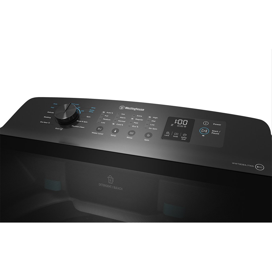 Westinghouse 8kg Top Load Washer EasyCare WWT8084J7WA