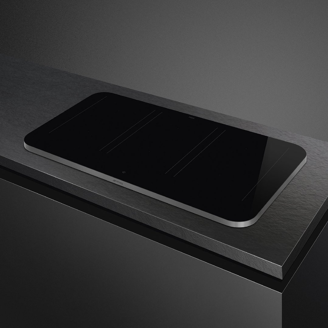 Smeg 90cm Isola Alta Induction Cooktop with Autovent 2.0 - Stainless Steel SISL7964X