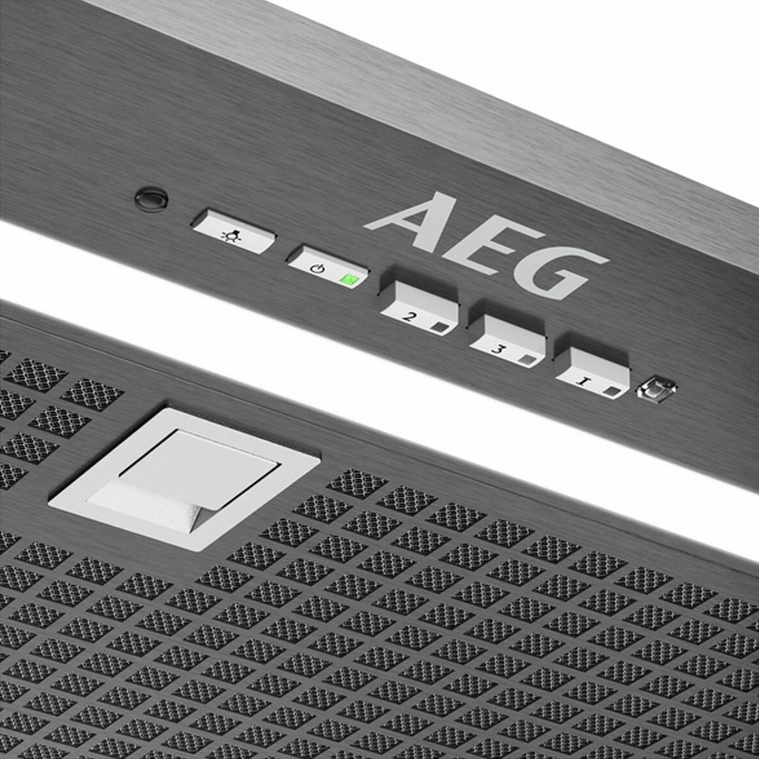AEG 52cm Integrated Rangehood in Dark Stainless Steel DGE7670HB