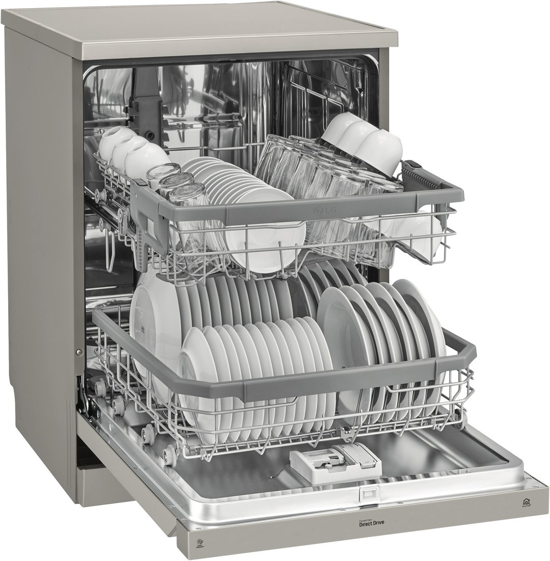 LG XD Series Quadwash Dishwasher Platinum Steel XD4B24PS