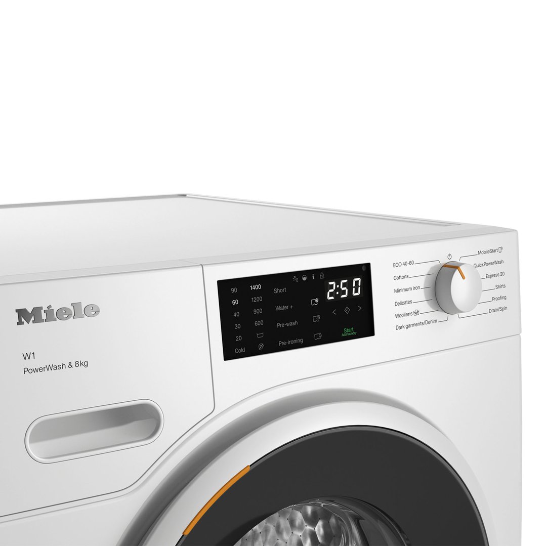 Miele 8kg Front Load Washing Machine with QuickPowerWash and Wi-Fi Connectivity WWB360WCS