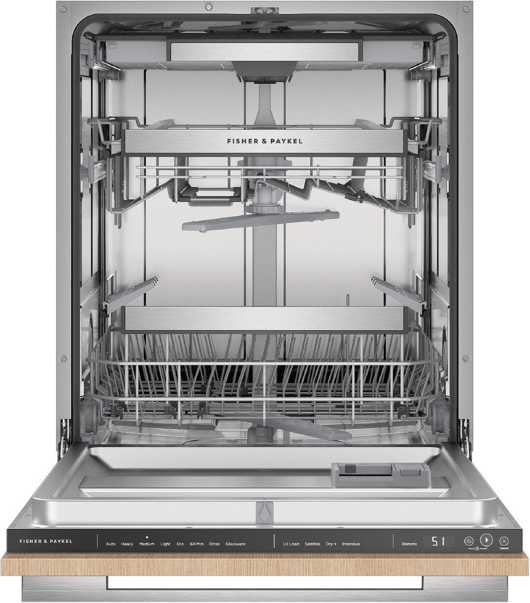 Fisher & Paykel Series 7 Integrated Dishwasher, Sanitise DW60U4I2