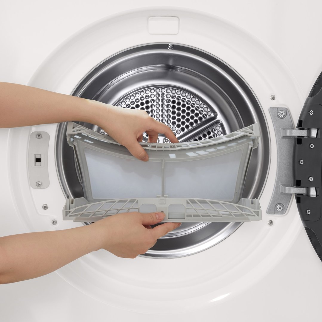 LG 8kg Series 3 AI Heat Pump Dryer - White DXH3-08W