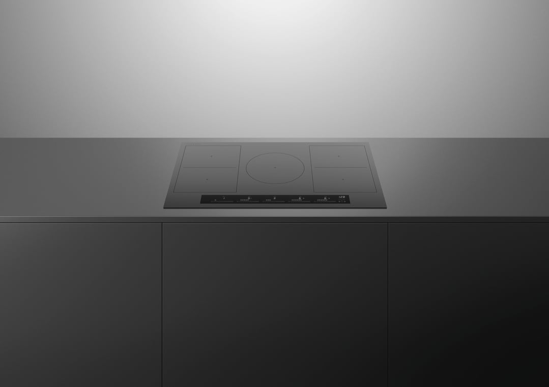 Fisher & Paykel 90cm Series 7, 5 Zone Induction Cooktop, 2 SmartZones, Grey CI905ZZDTG5