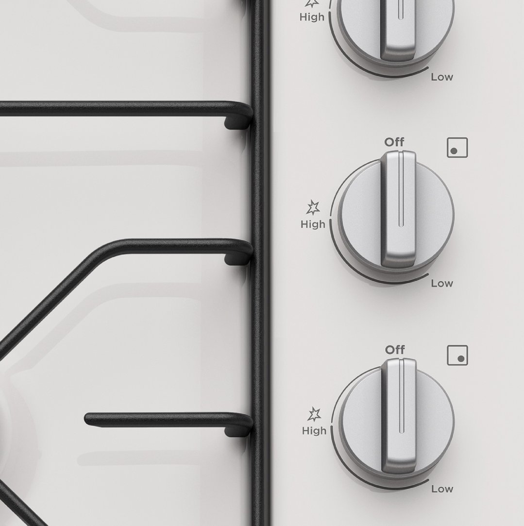 Westinghouse 60cm 4 Burner Gas Cooktop WHG640WC