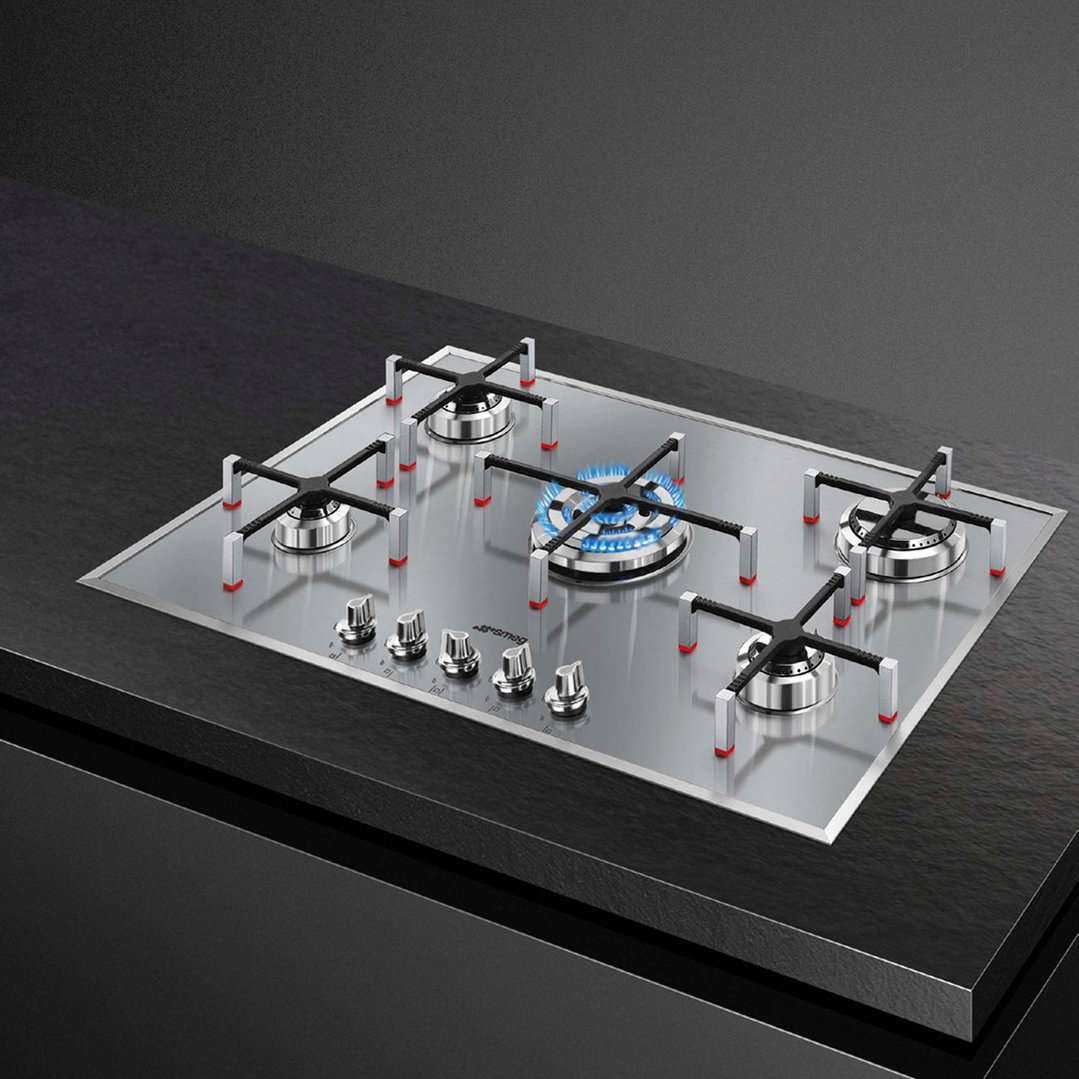 Smeg 75cm Linea Gas Cooktop PX7502AU Signature Appliances