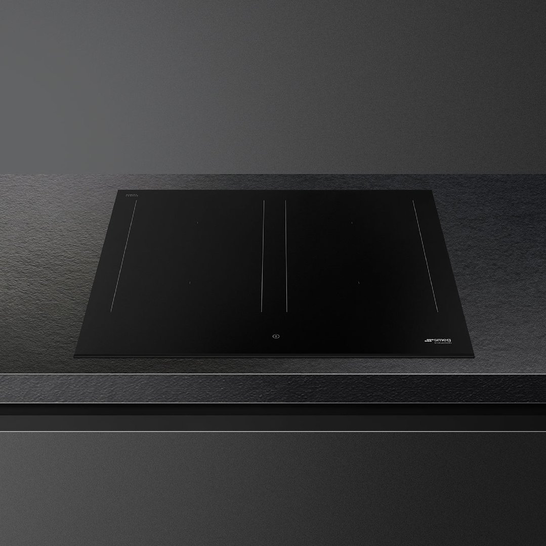 Smeg 60cm Classic Induction Cooktop with Autovent 2.0 - Matte Black SIM3644N
