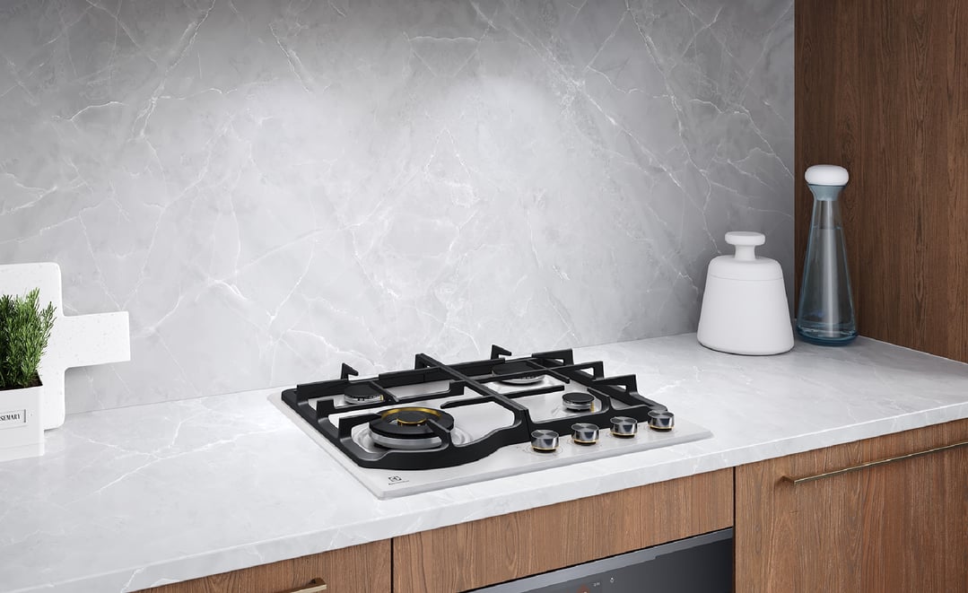 Electrolux 60cm UltimateTaste 500 4 Burner Gas Cooktop Stainless Steel EHG645SE