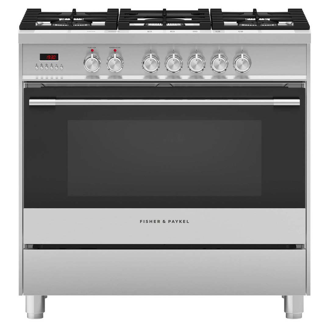 Fisher & Paykel 90cm Series 5 Classic 5 Burner Dual Fuel Cooker OR90SCG1X1