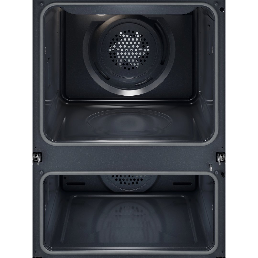 Electrolux 60cm Pyrolytic Double Oven with SteamBake, Black - 600 Series EVEP6626DF