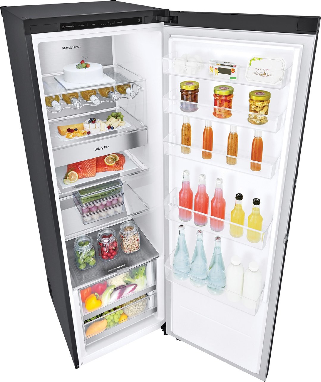 LG 386L Single door fridge in Matte Black GP-R386MBL