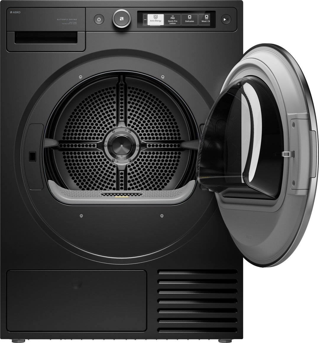 Asko 11kg Style+ Heat Pump Dryer - Graphite Black T511HPXLGAU