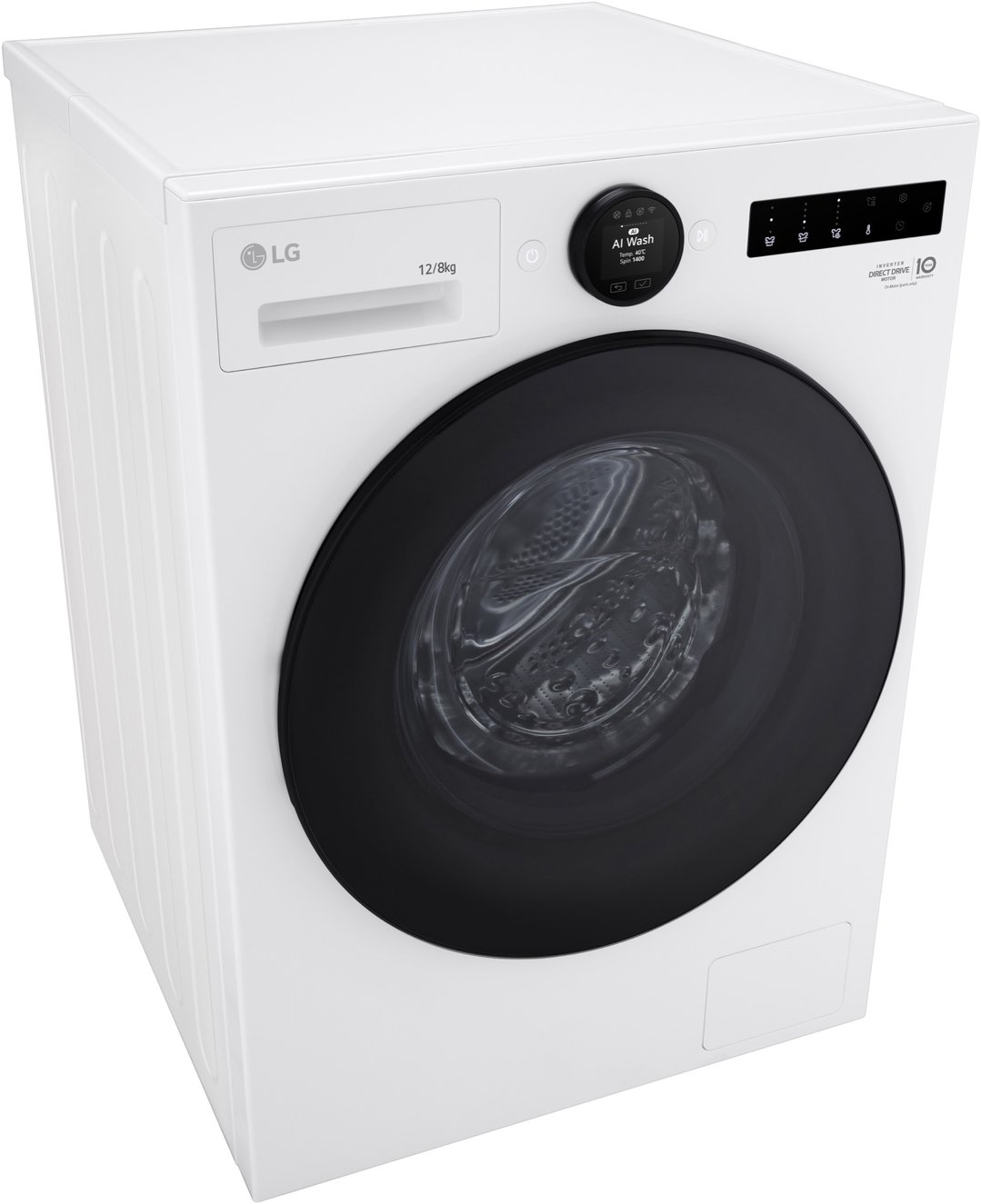 LG 12/8kg Series 10 Washer Dryer Combo White - ezDispense WXC10-1412W