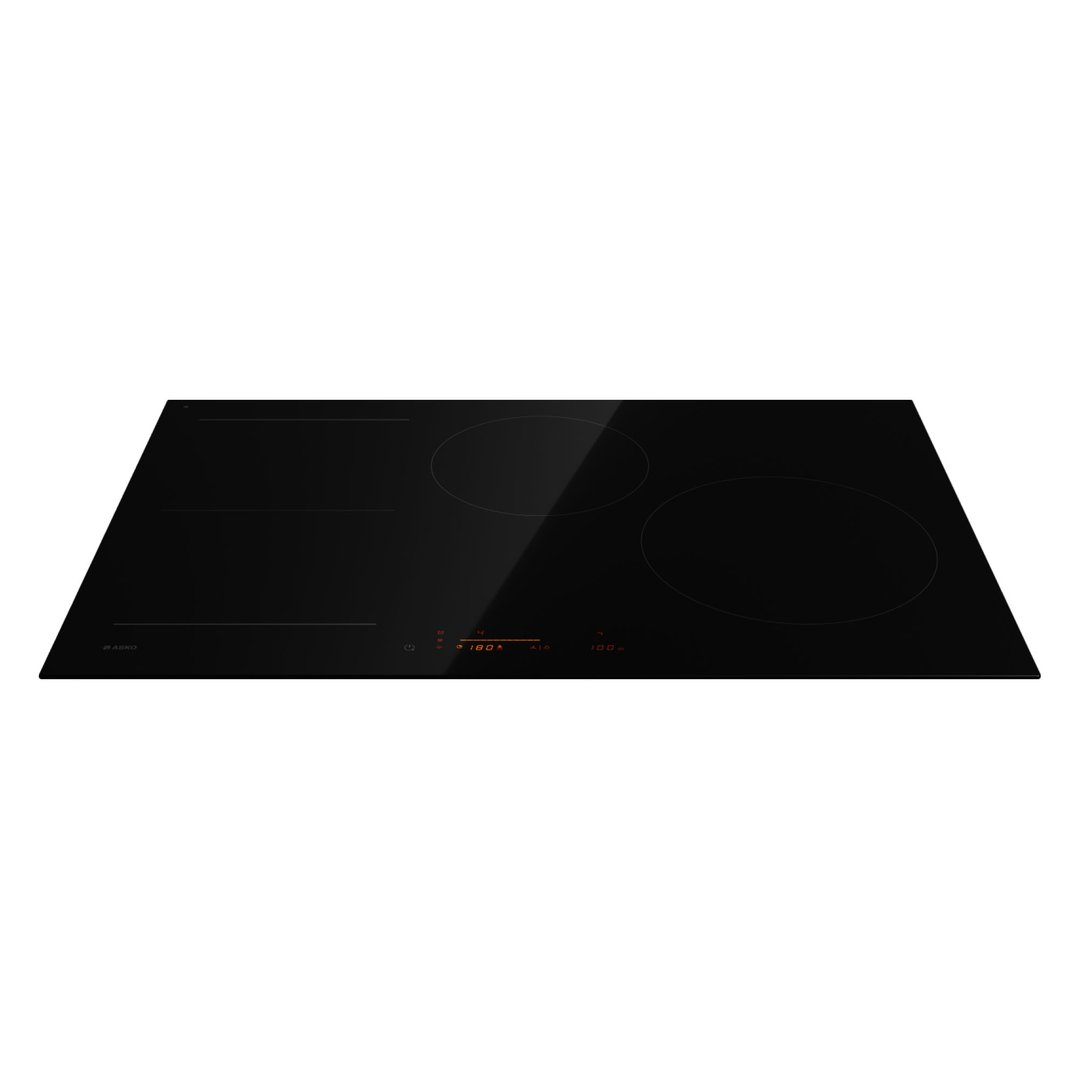 Asko 80cm 4 Zone Series 5 Induction Cooktop - Black Glass Ceramic HI5842FBG1