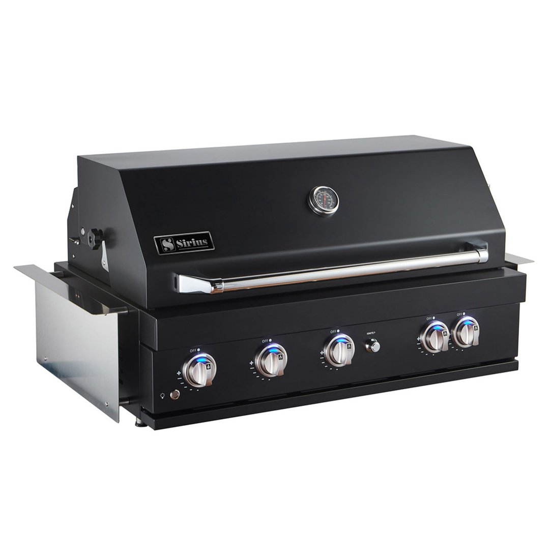 Sirius Built-in 5 Burner Gas BBQ in Black SIR-BG3101-BLK