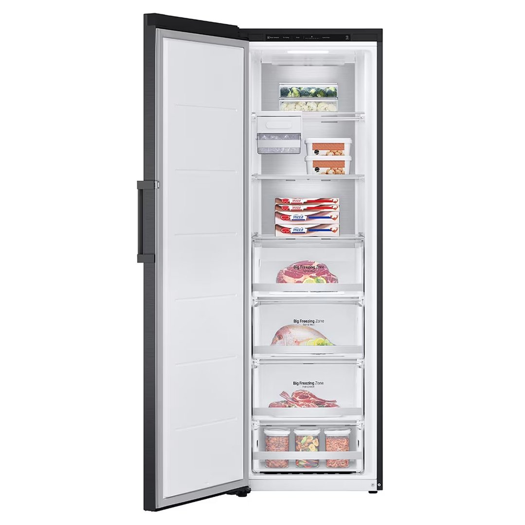 LG 324L Single door freezer in Matte Black GP-F324MBL