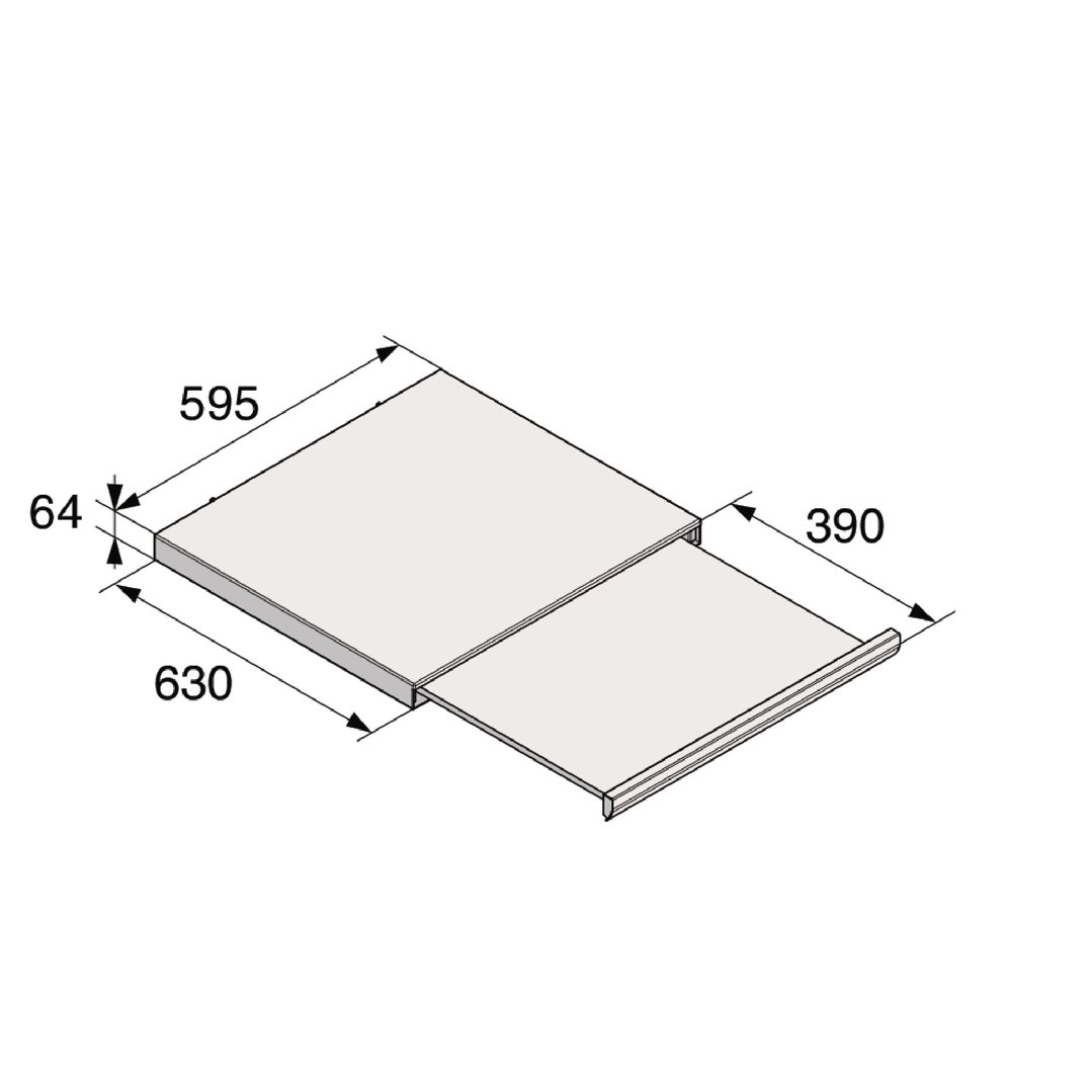 ASKO Pull-out Shelf for Laundry Black HS60G