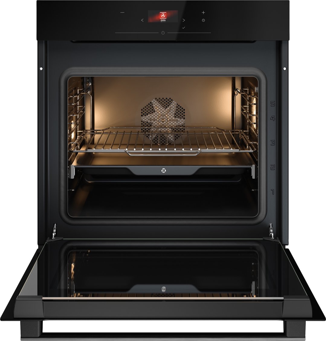 Asko Essence 60cm Multifunction Oven - Black Glass OT26BGH-AU