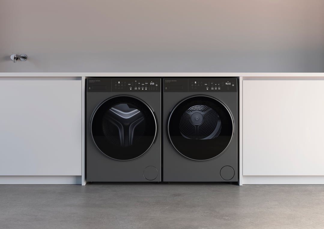 Fisher & Paykel 12kg Series 5 Contemporary Front Loader Washer Graphite WH1260PG5