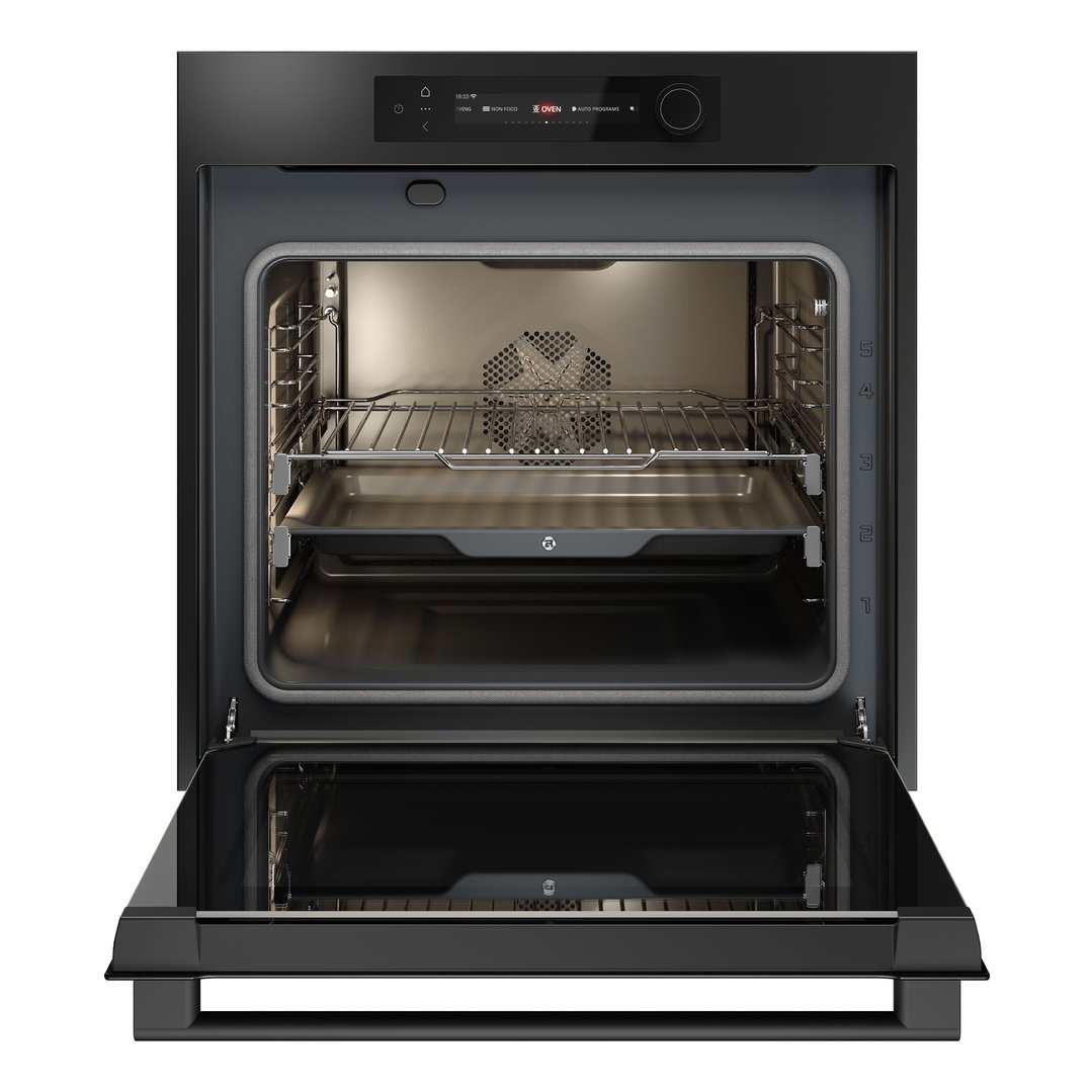 Asko Craft Frame 60cm Pyrolytic Oven - Graphite Black OTP66GSH-AU