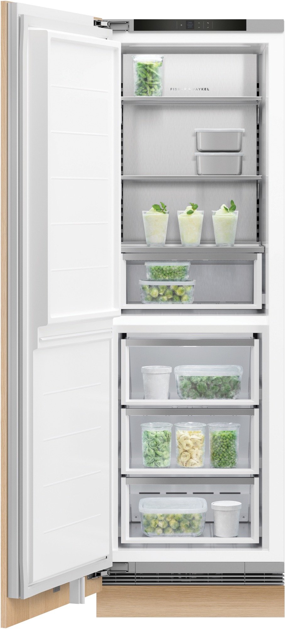 Fisher & Paykel Series 9 Integrated Dual Zone Freezer, 60 cm RS6019F2L1