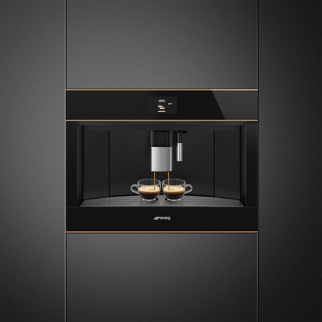 Smeg 45cm Dolce Stil Novo Built-in Coffee Machine CMS4604NR
