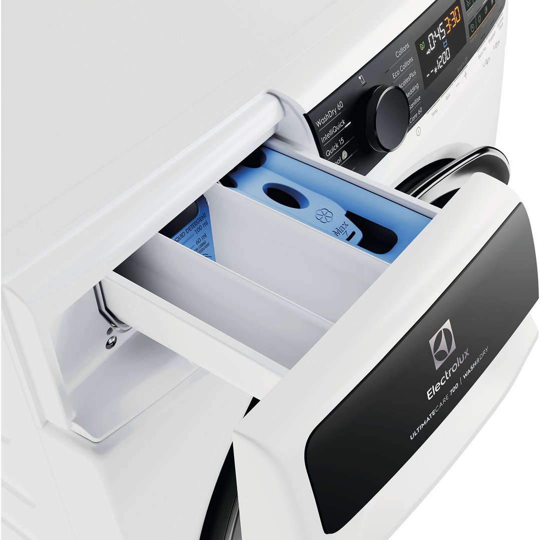 Electrolux 12kg UltimateCare 700 Front Load Washing Machine with 8kg Dryer White EWW1243R7WCS