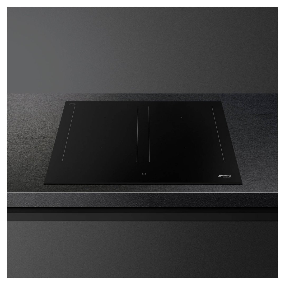 Smeg 60cm Classic Induction Cooktop with Autovent 2.0 - Matte Black SIM3644N