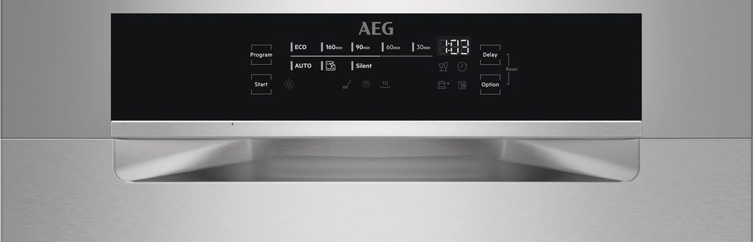 AEG 60cm Built-under Stainless Steel Dishwasher FFE73600PM