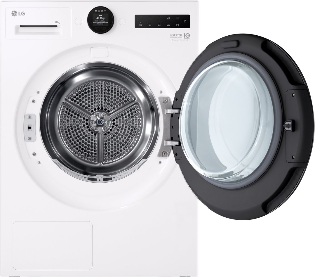 LG 10kg Series 9 Heat Pump Dryer - 9 Star - Essence White DXH9-10W