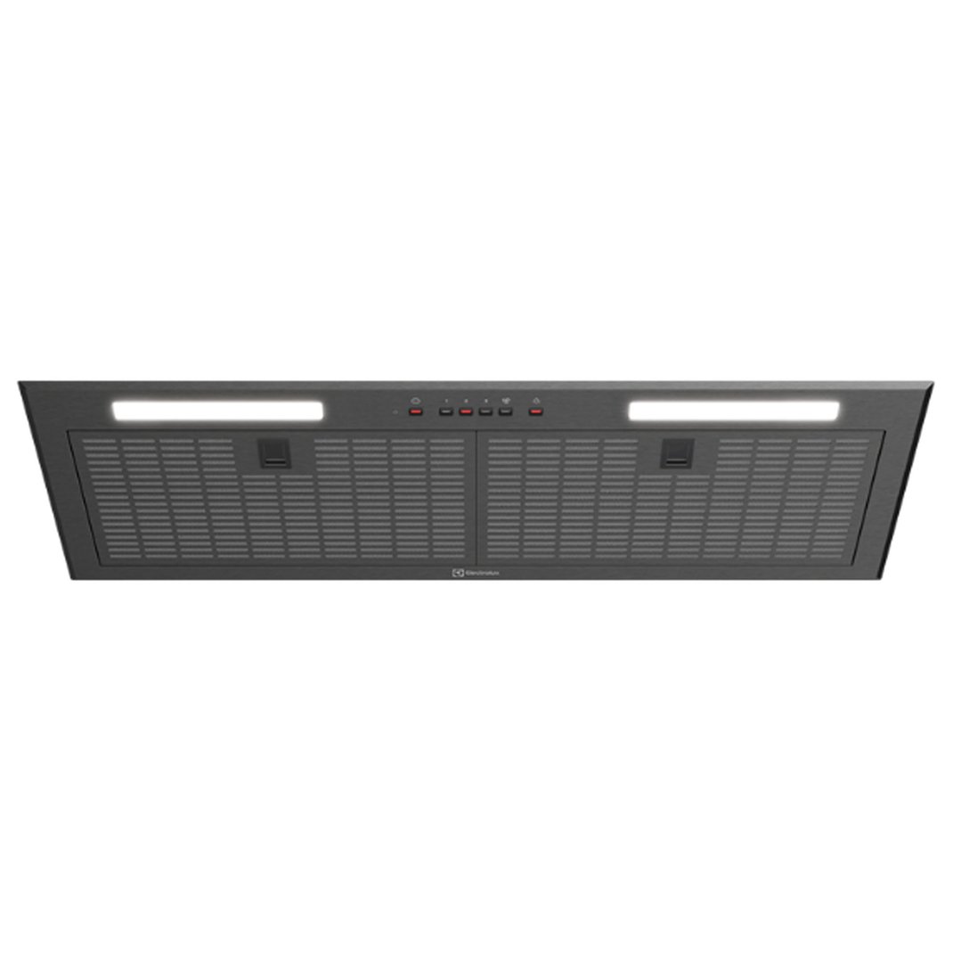 Electrolux 86cm Integrated Rangehood in Dark Stainless Steel. ERI955DSE