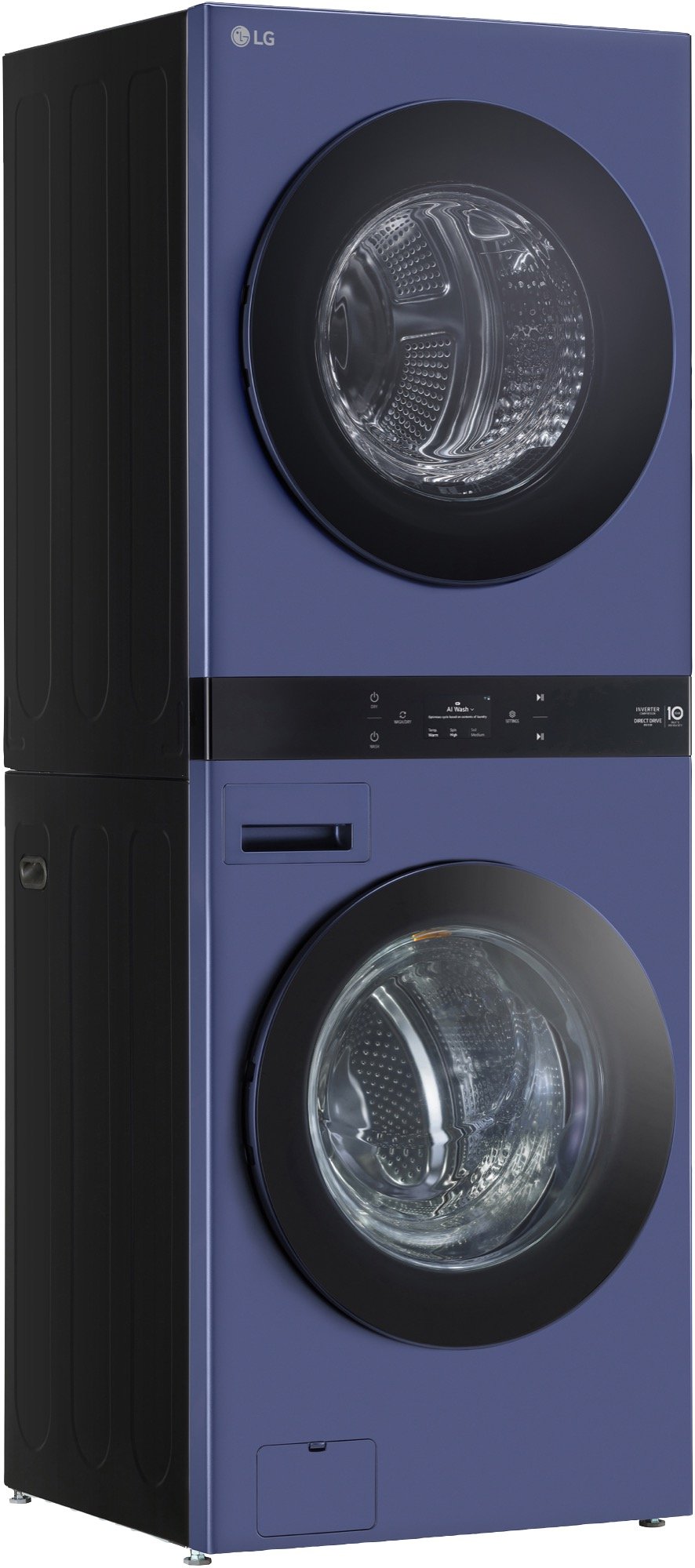 LG AI WashTower™ 19/10kg All-In-One Stacked Washer Dryer - Blue WWT-1910BLX