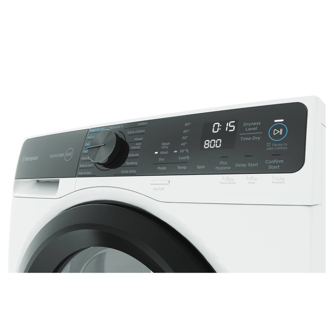 Westinghouse 9kg Front Load Washing Machine with 5kg Dryer White WWW9024M5WAS
