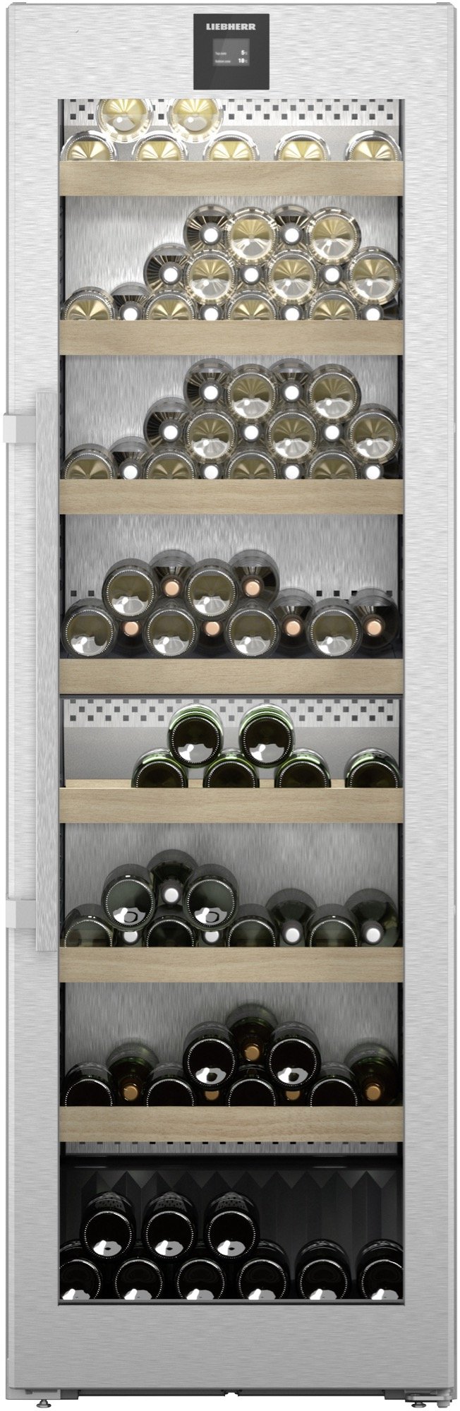 Liebherr 155 Bottle Dual Zone Wine Fridge - Smart Steel WPSD5262RHH