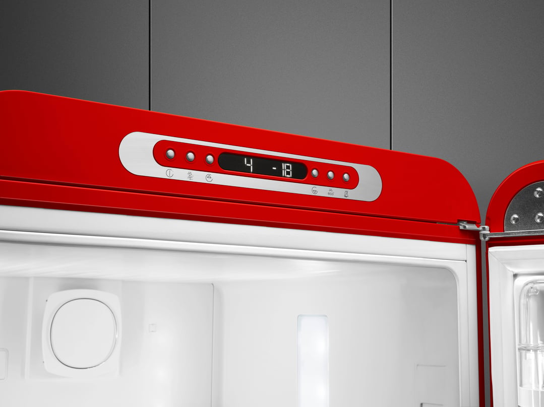 Smeg FAB 32 50’S Style Retro Refrigerator, Right Hand - Red FAB32RRD5AU
