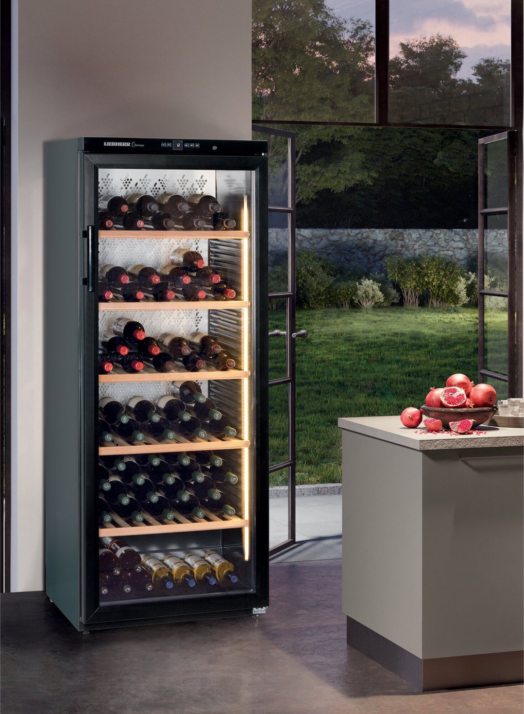 Liebherr 168 Bottle Wine Cabinet - Left Hinged WKB4112LHH