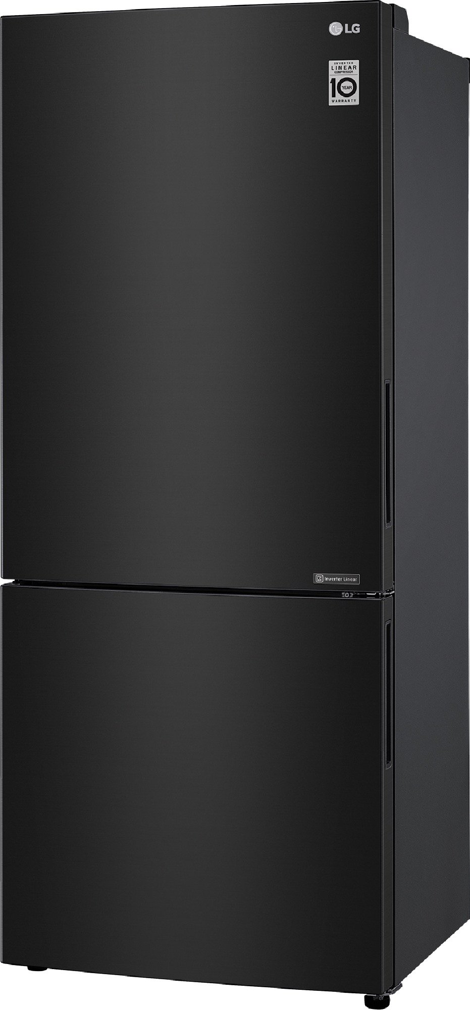 LG 420L Bottom Mount Fridge Black Steel GB455BTL