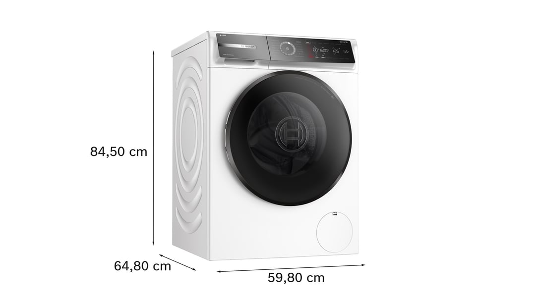 Bosch 10kg Series 8 Front Loader Washing Machine White WGB256A2AU
